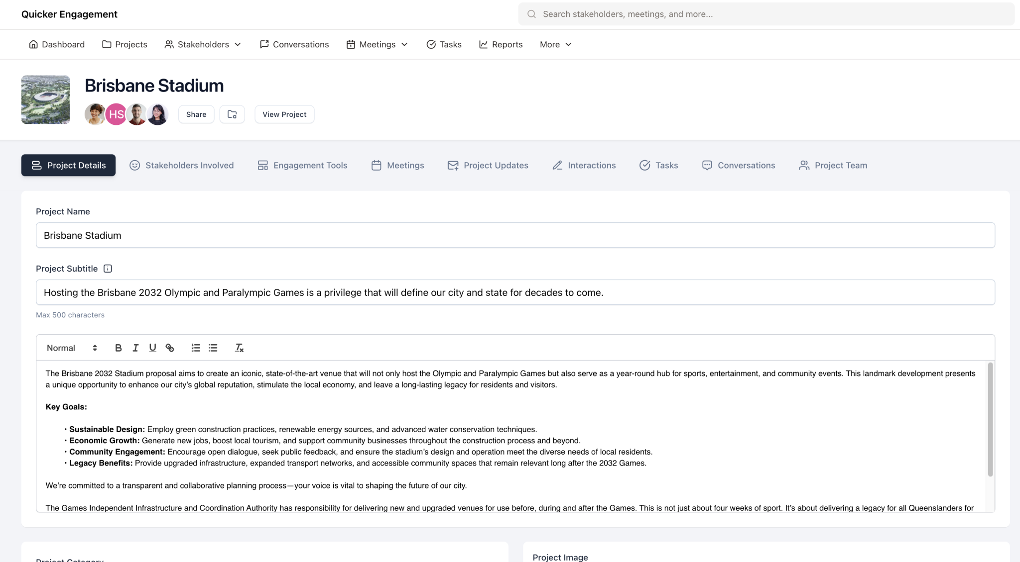brisbane stadium consultation